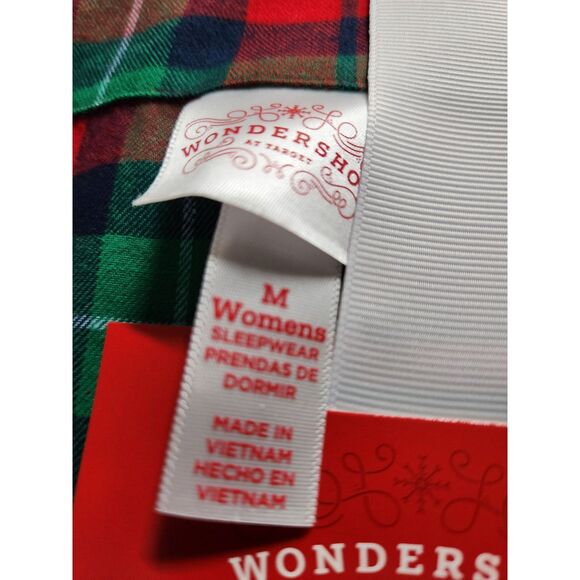 Wondershop Womens 2 Piece Holiday Flannel Pajamas Size M NWT. 2-SETS - Picture 6 of 7